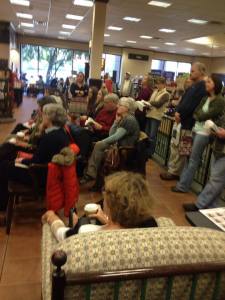 My captive audience!