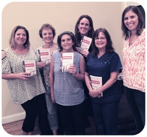 A few members of the Wilsonville, AL book club